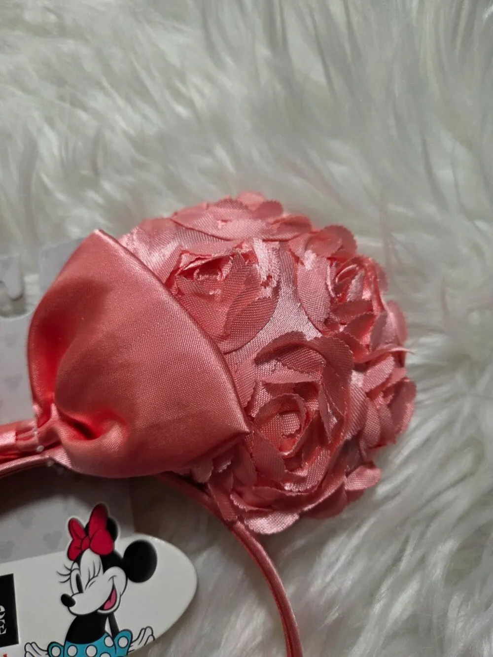 Rose Petal Design Minnie Mouse Ears